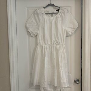 J. Crew Organic Cotton Bow Back Dress